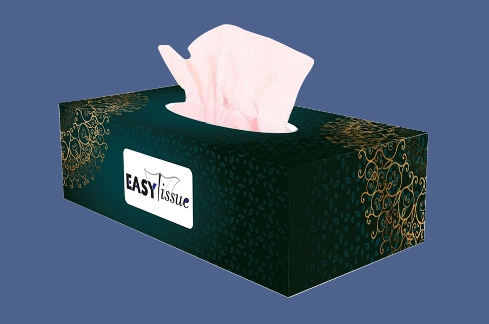 facial tissue box