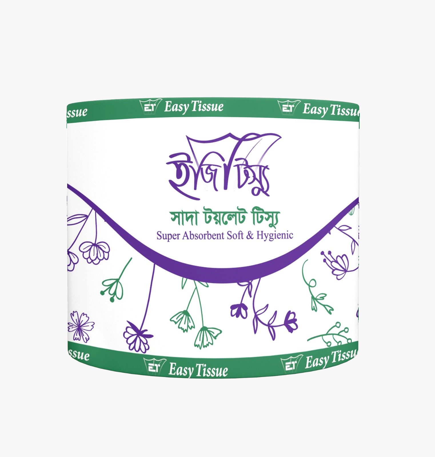 Eco Friendly White Toilet Tissue – Soft 2Ply 72 Rolls Eco Friendly White Toilet Tissue